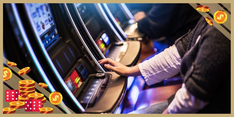 People Playing On Slot Machines